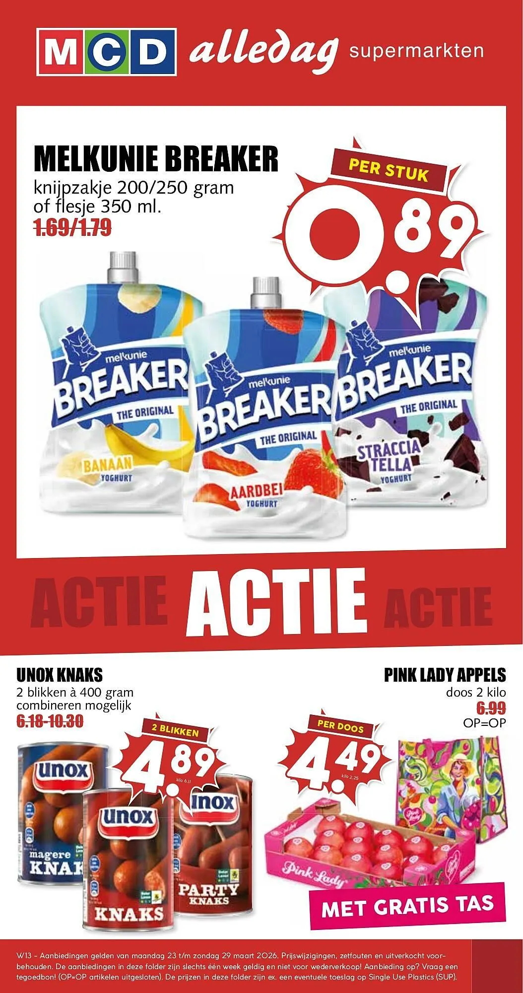 MCD Supermarkt folder van 23 maart tot 29 maart 2026 - Folder pagina 1