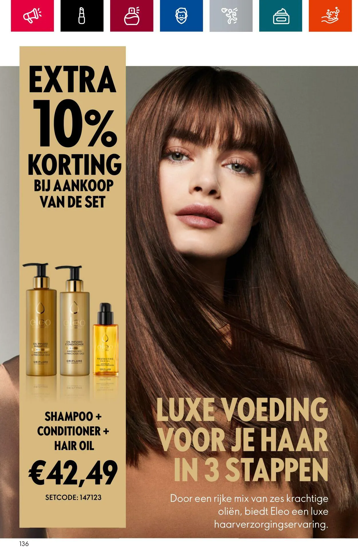 Oriflame Actuele folder van 28 juni tot 18 juli 2023 - Folder pagina 136