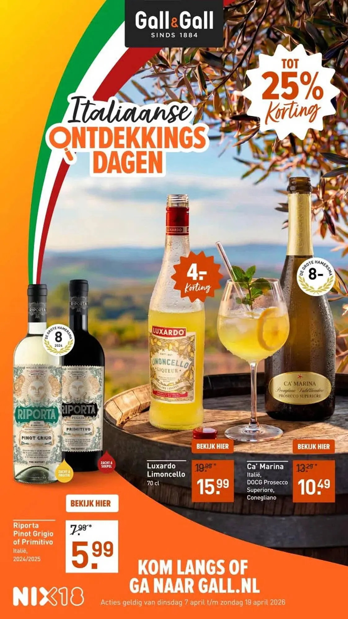 Gall & Gall folder van 7 april tot 12 april 2026 - Folder pagina 1