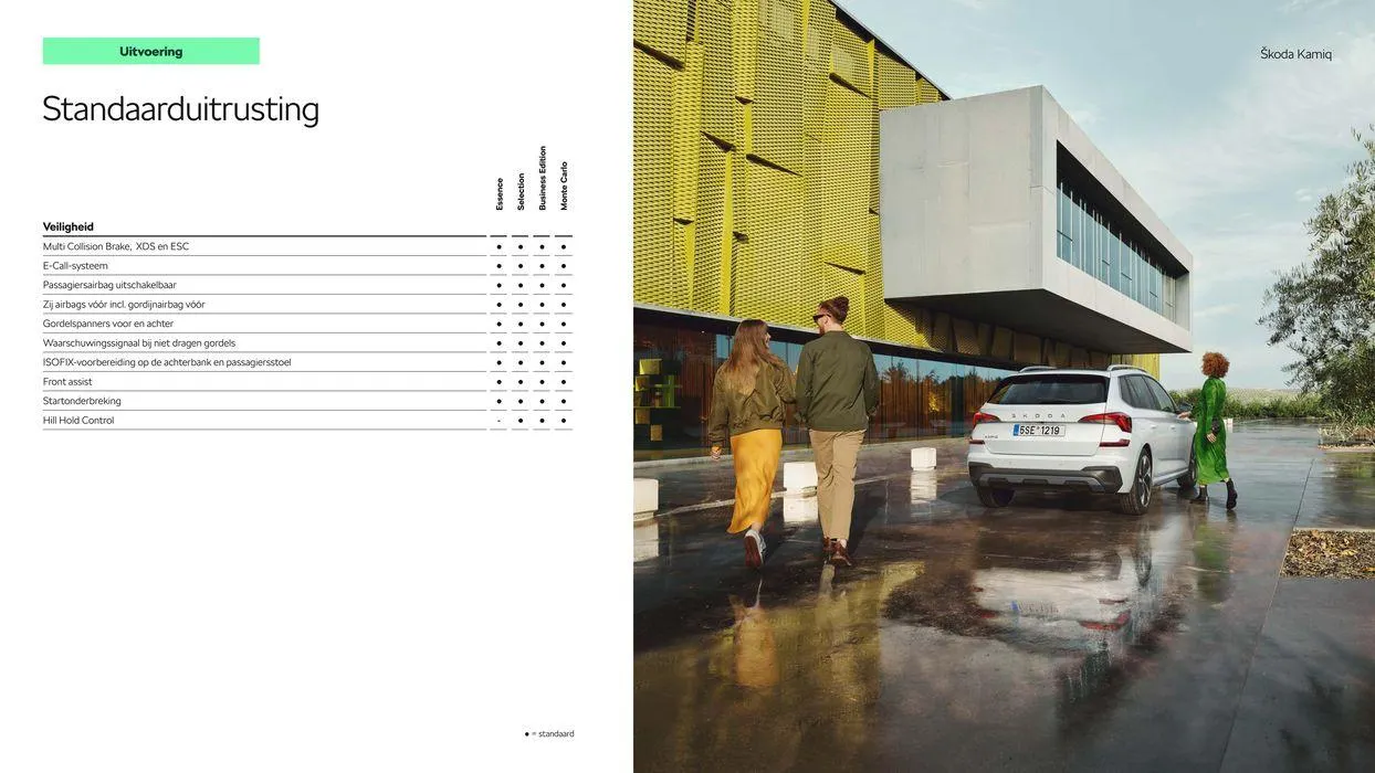 Škoda Kamiq prijslijst per 10 januari 2024 van 15 maart tot 15 maart 2025 - Folder pagina 7