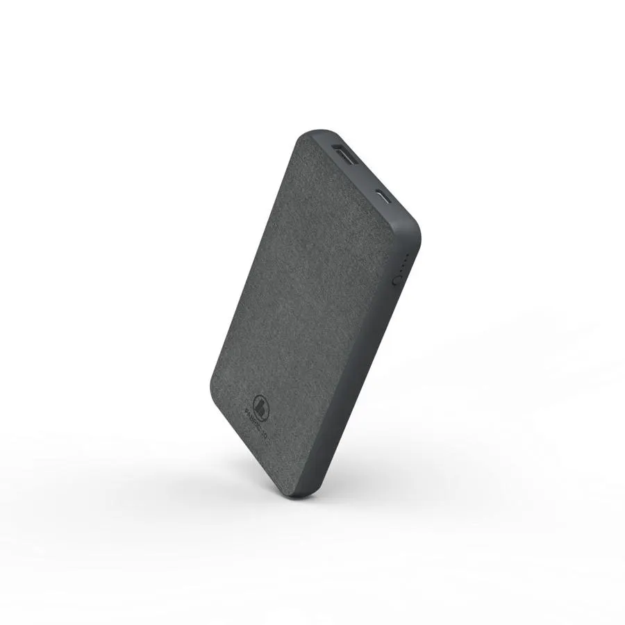 Hama Power Pack "Fabric 10" 10000mAh grijs