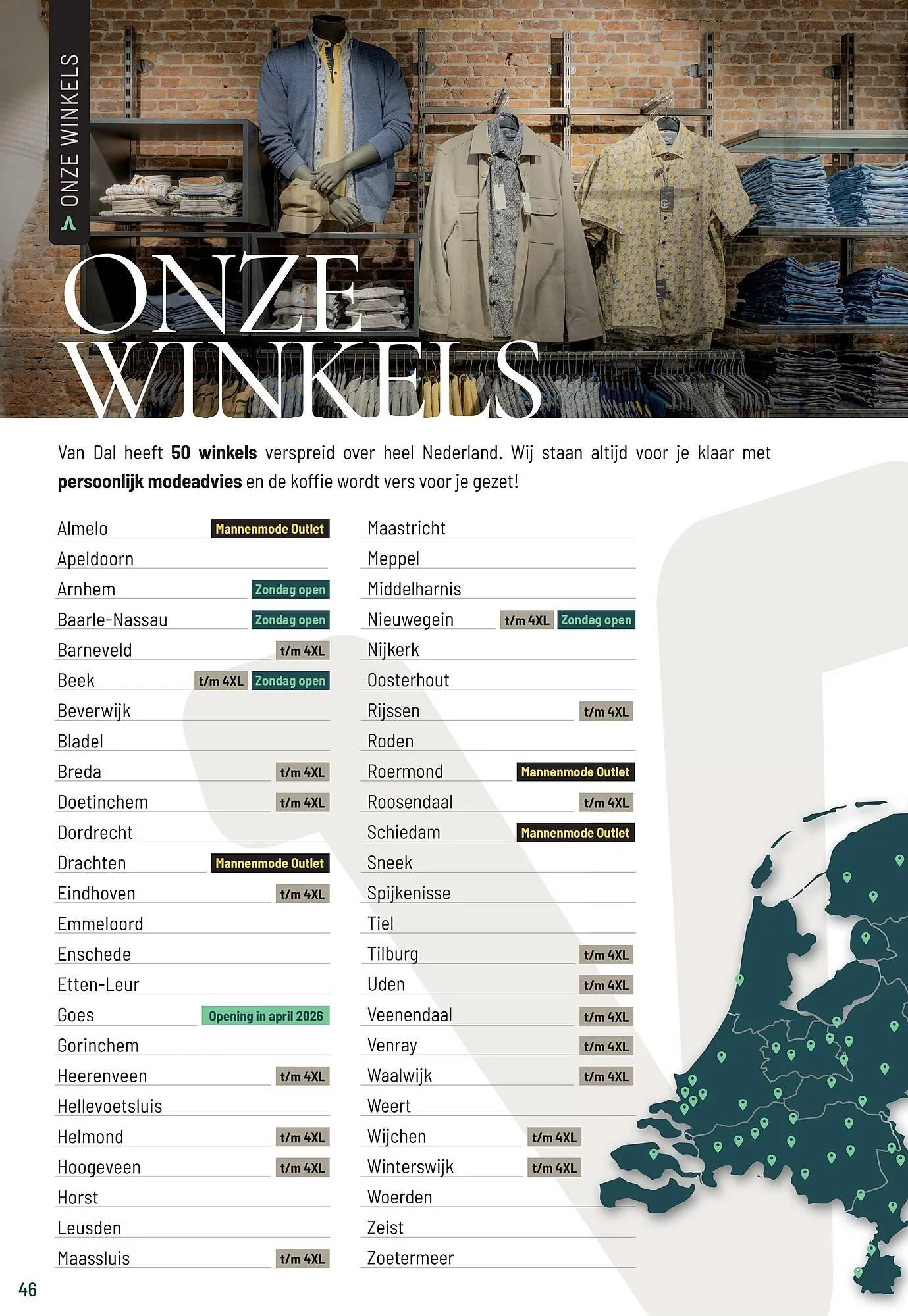 Van Dal Mannenmode folder van 22 maart tot 30 april 2026 - Folder pagina 46