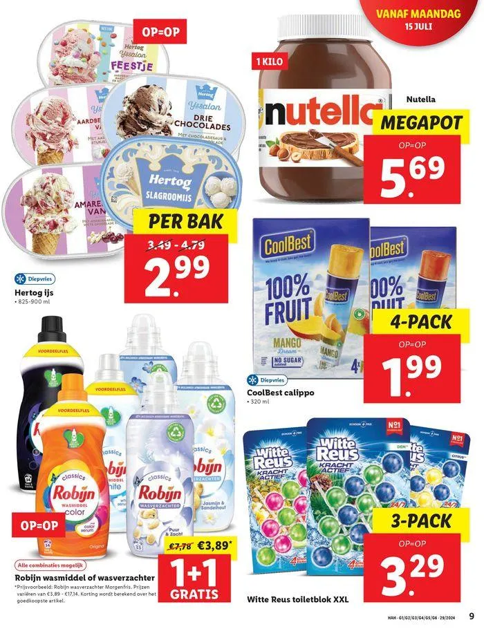 Actuele speciale acties van 11 juli tot 24 juli 2024 - Folder pagina 9