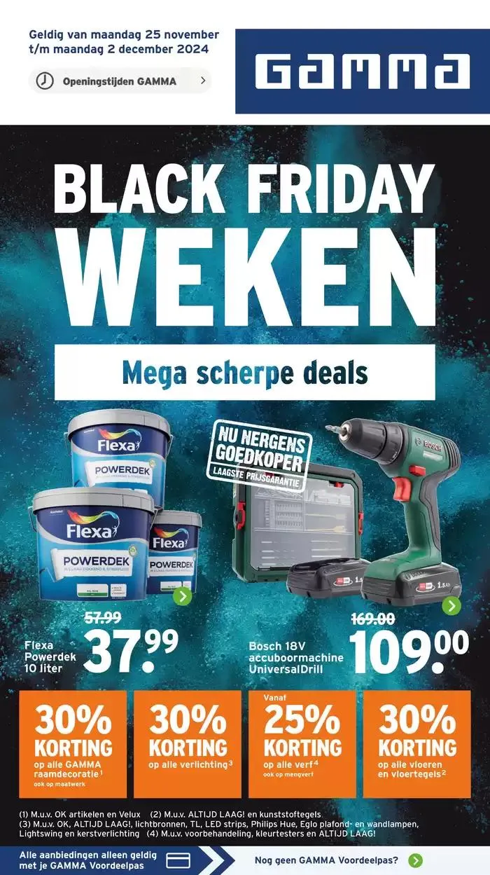 Folder Gamma van 25 november tot 2 december 2024 - Folder pagina 1