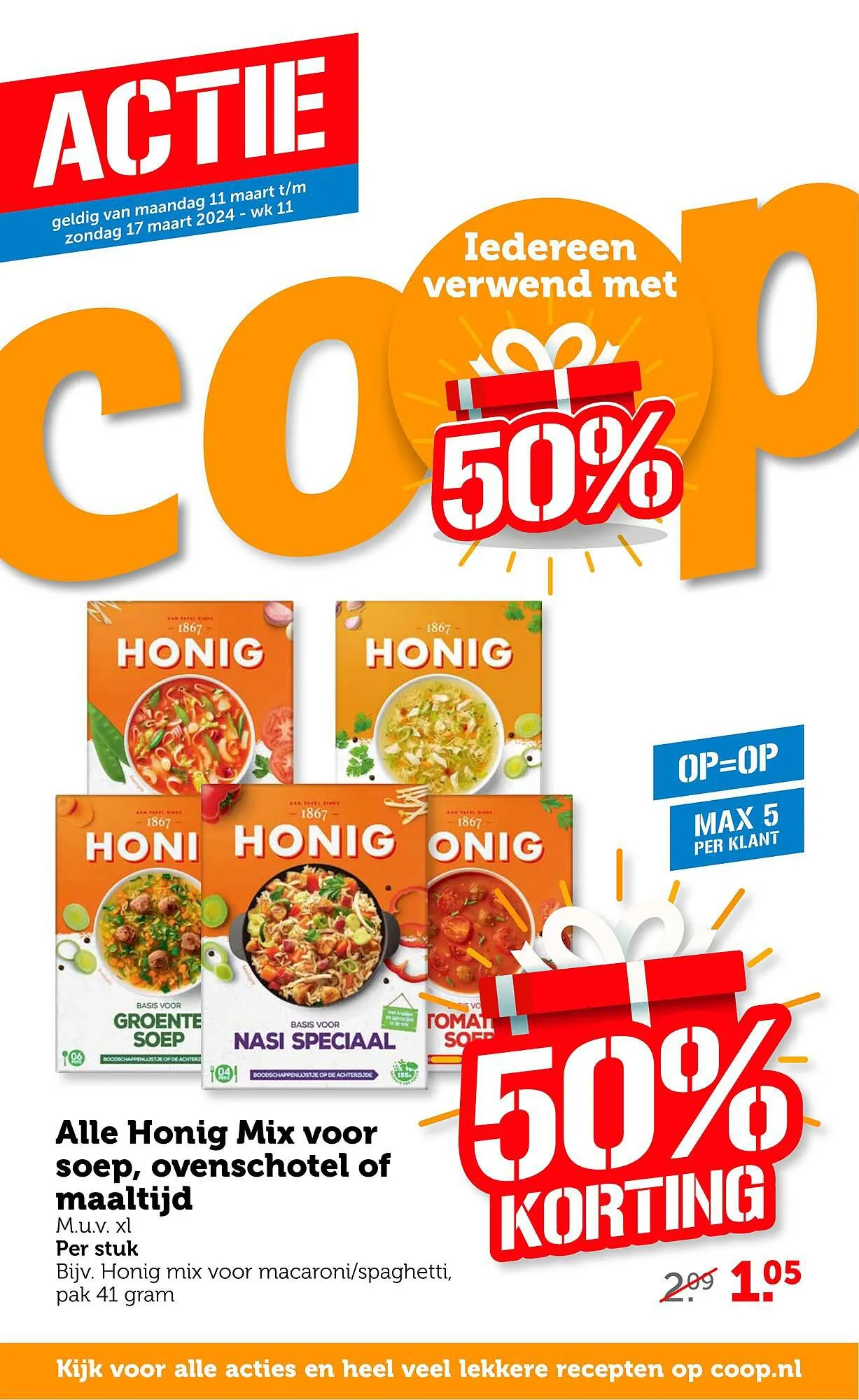 Coop Vandaag folder van 11 maart tot 16 maart 2024 - Folder pagina