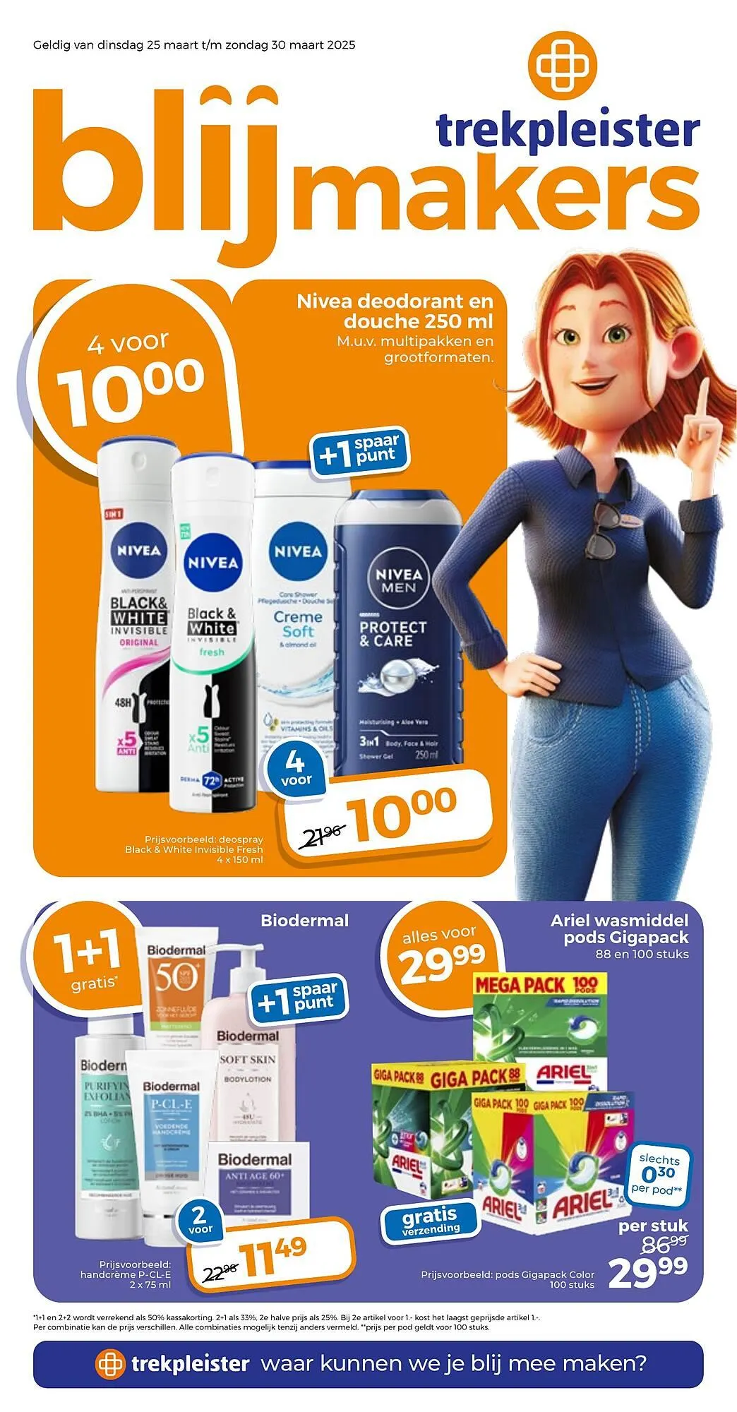 Trekpleister folder van 24 maart tot 30 maart 2025 - Folder pagina 1