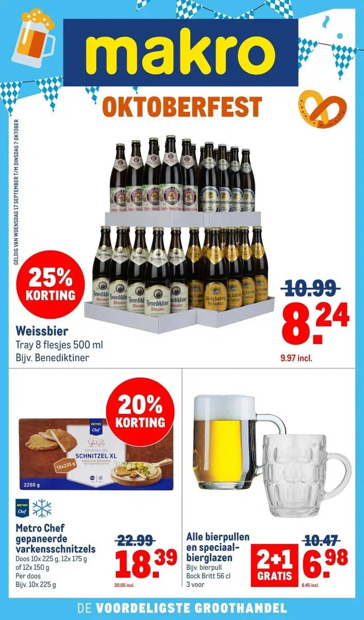 Makro folder van 17 september tot 7 oktober 2025 - Folder pagina 1
