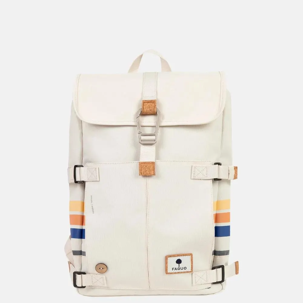Faguo Commuter vegan rugzak 13 inch ecru