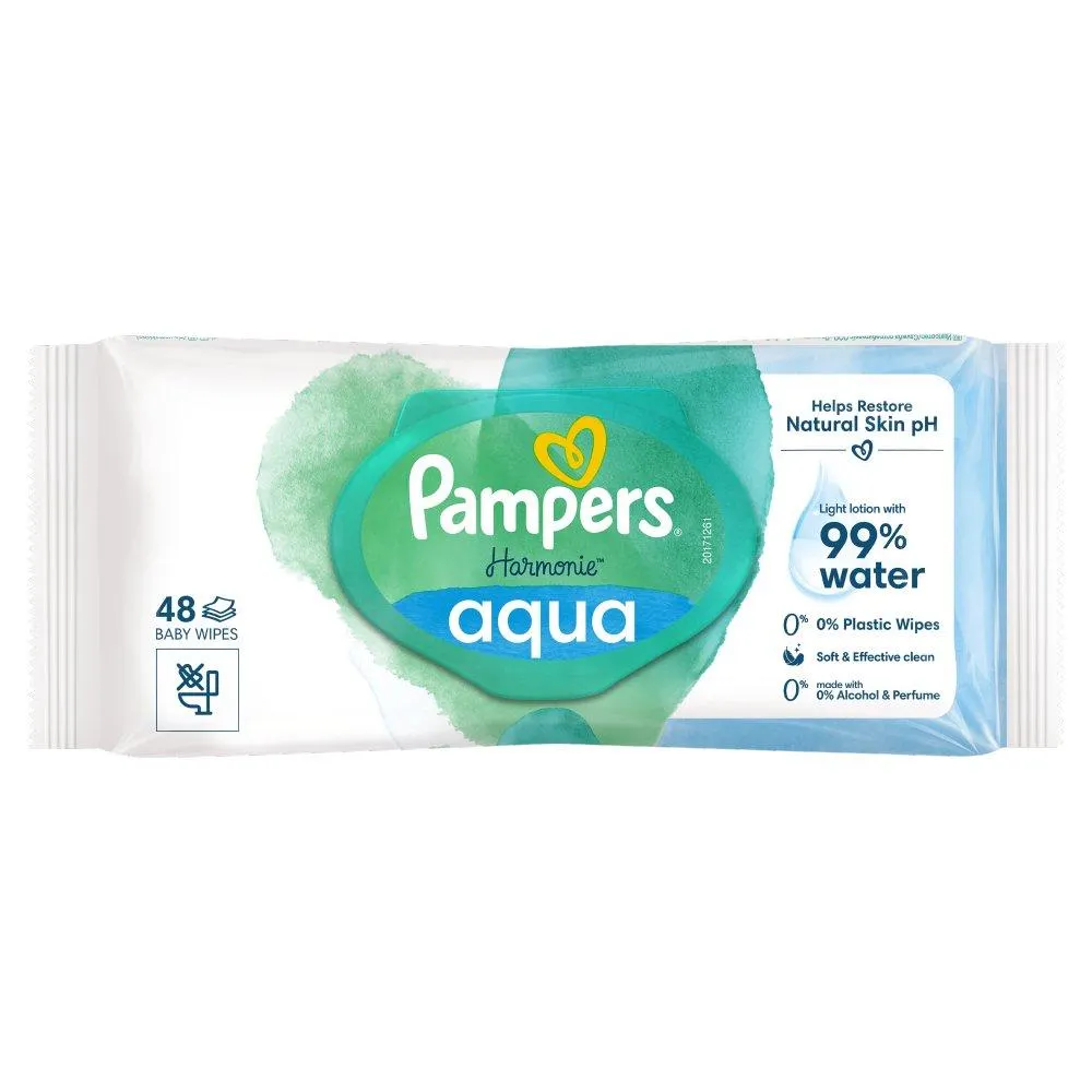 Pampers doekjes pure 48st