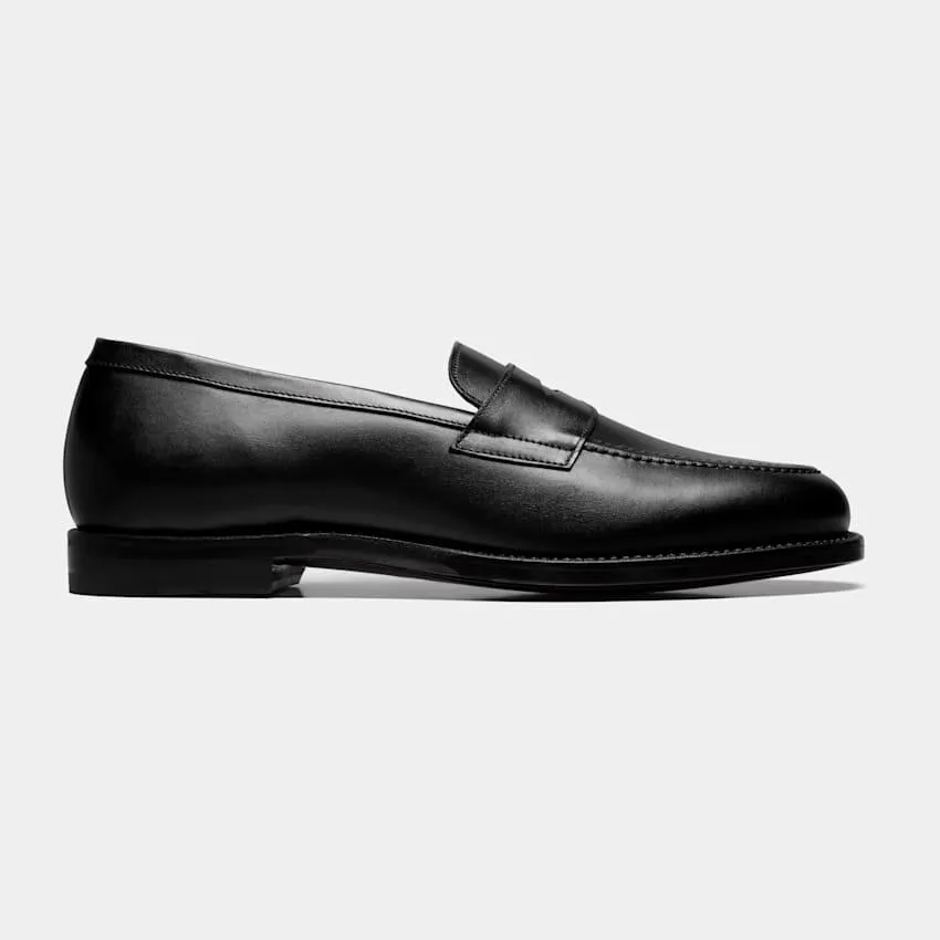 Black Penny Loafer - Made in Italy