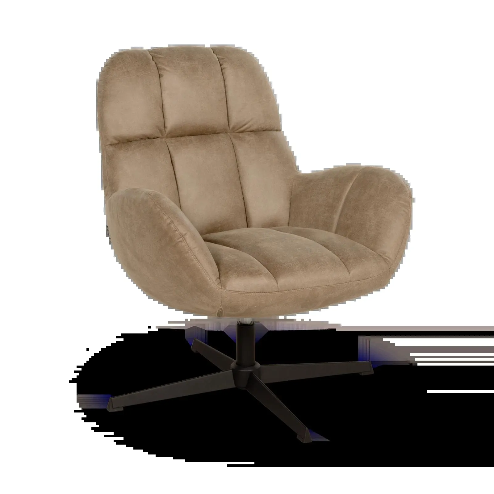 Draaifauteuil Mickey (zwart) - Oxx Liver