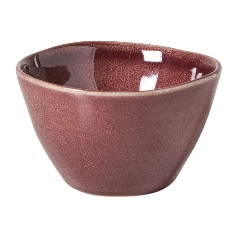 Schaal Toscane - bordeauxrood - ø11x6.5 cm