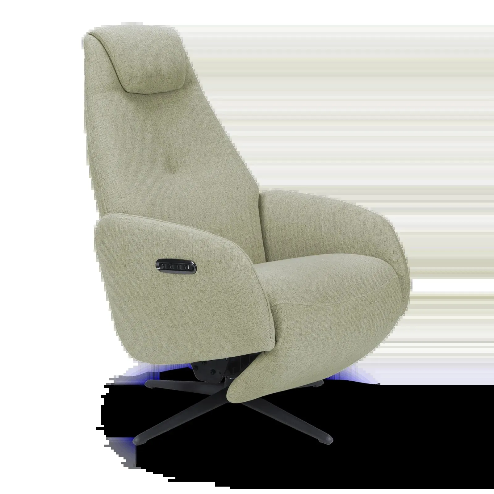 Relaxfauteuil (elektrisch/zwart) Davoli - Soda Herb