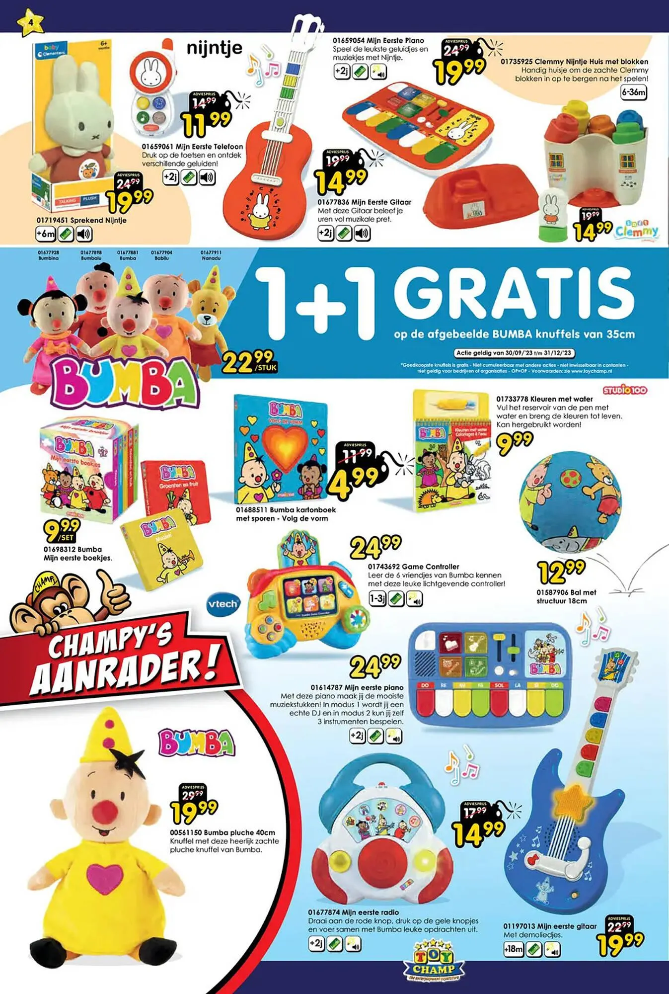 ToyChamp folder van 14 oktober tot 10 december 2023 - Folder pagina 4