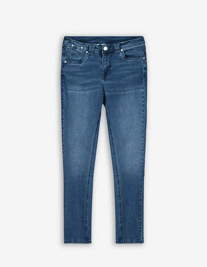 Jeans - Waseffecten - blauw