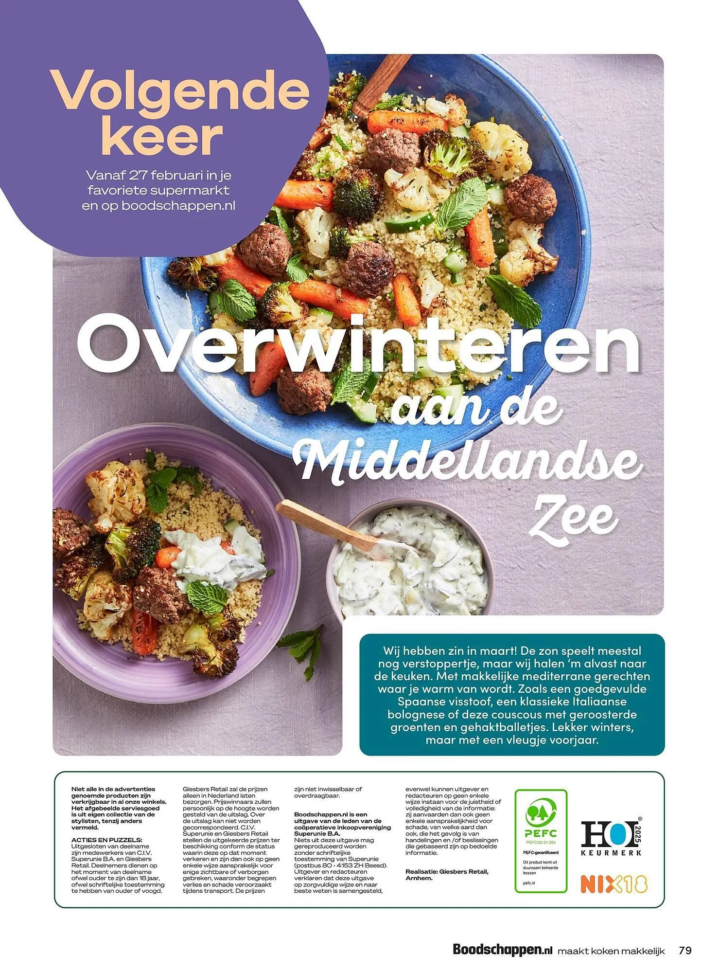 Boodschappen folder van 1 februari tot 28 februari 2025 - Folder pagina 79