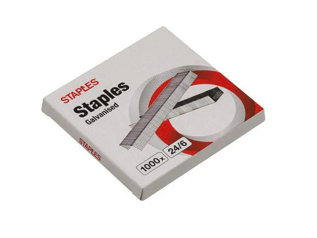 Staples Standaard Nieten 24/6 Verzinkt