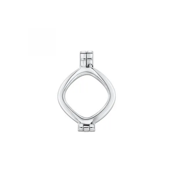 MY iMenso Quadrati "Plano" (13mm) medaillon (925/rhod-plated)