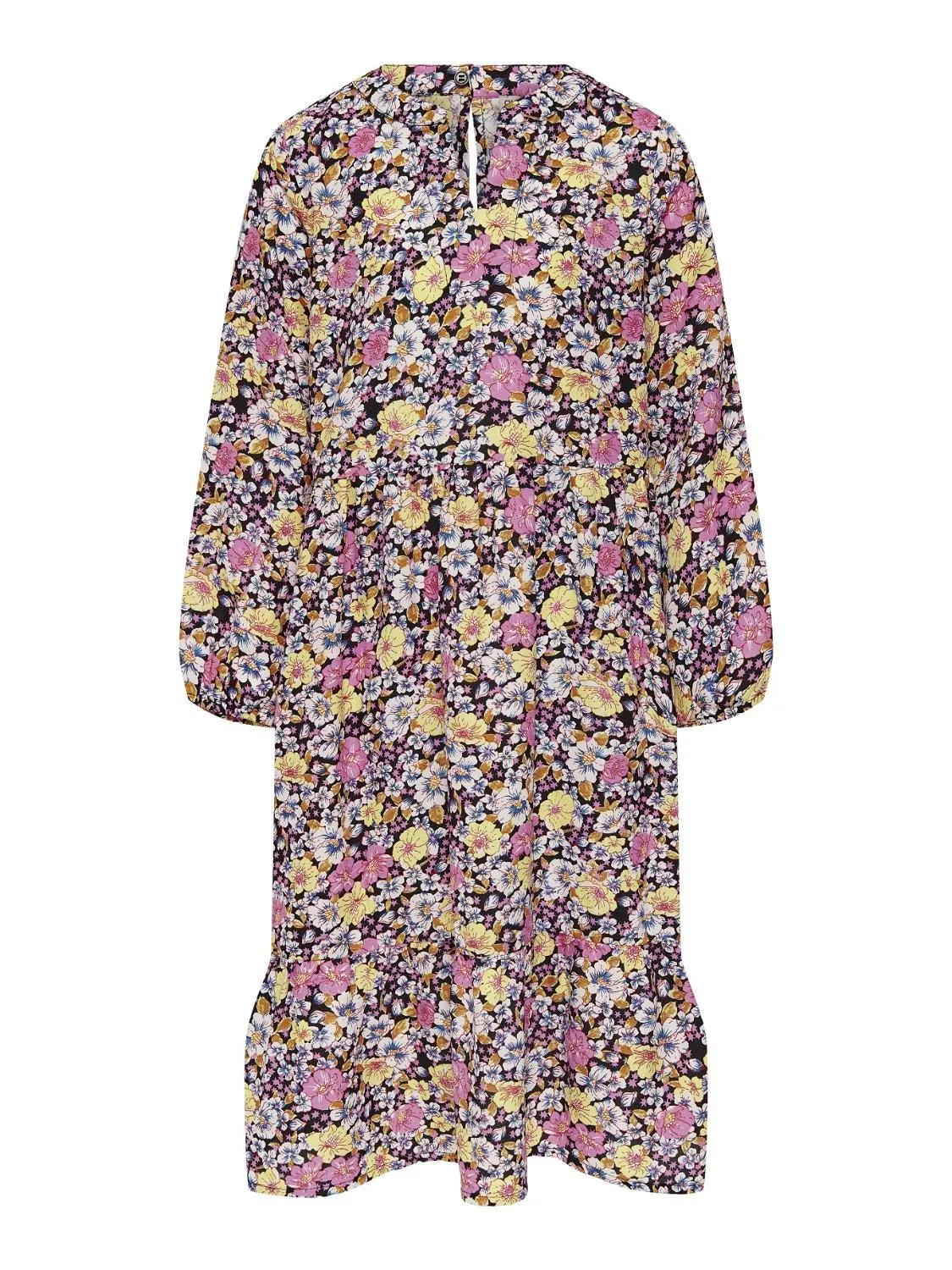 Regular fit V-Hals Lange jurk