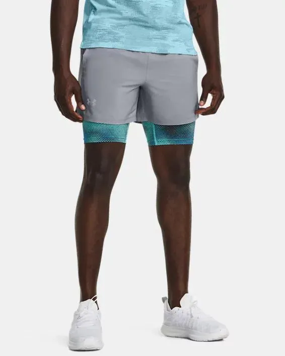 Herenshorts UA Launch 13 cm 2-in-1