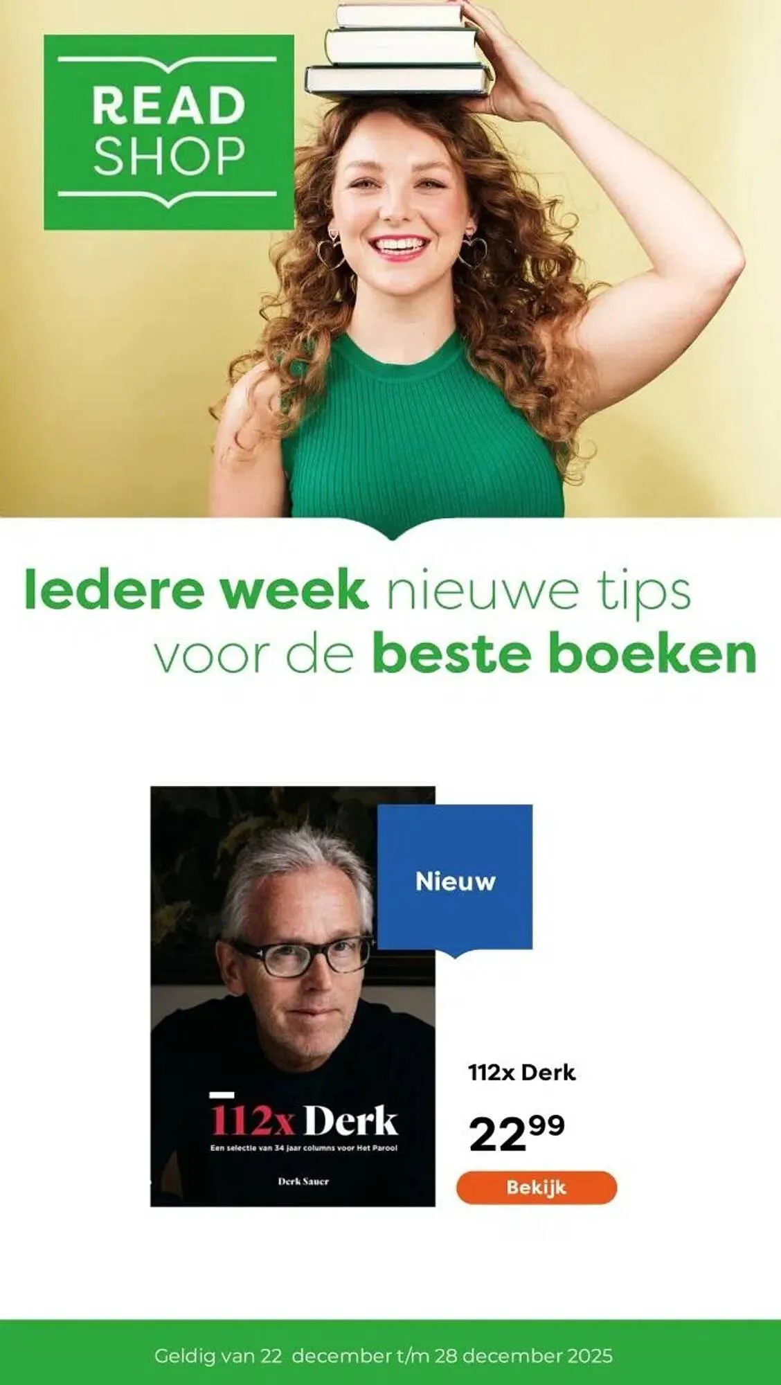 The Read Shop folder van 22 december tot 28 december 2025 - Folder pagina 1