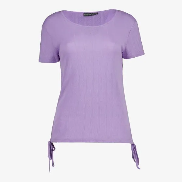 TwoDay dames T-shirt met strikjes