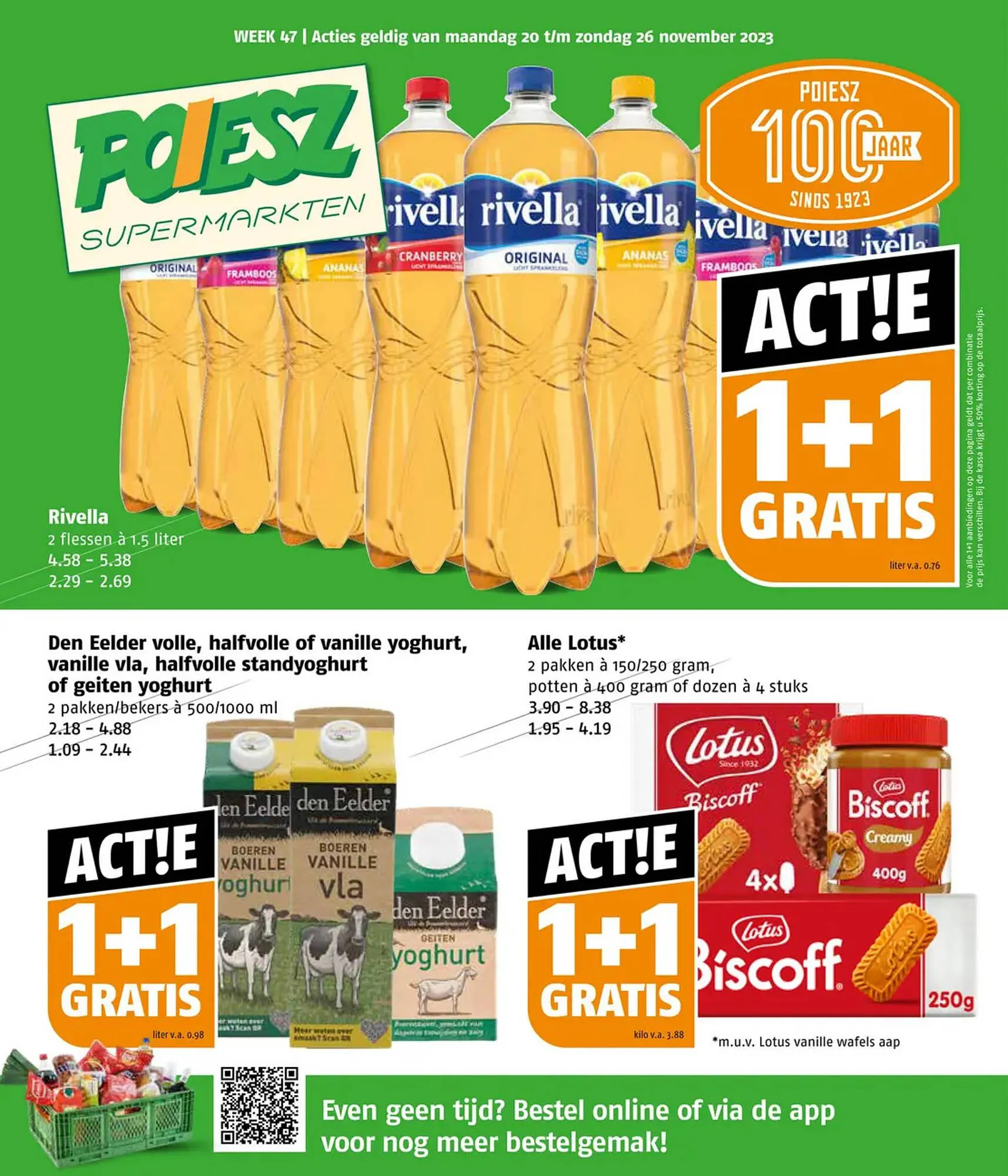 Poiesz folder van 20 november tot 26 november 2023 - Folder pagina 1