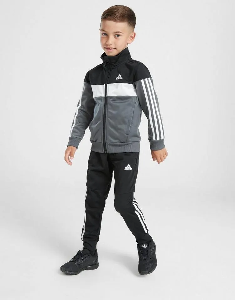 adidas 3-Stripes Poly Tracksuit Children