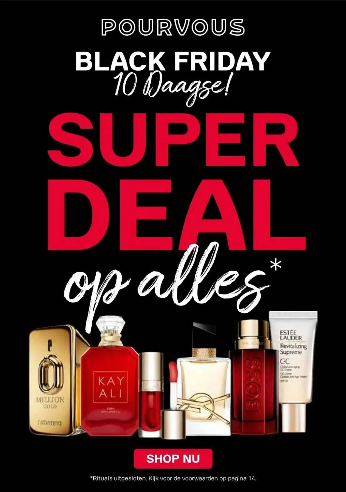 Pour Vous folder van 22 november tot 1 december 2025 - Folder pagina 1