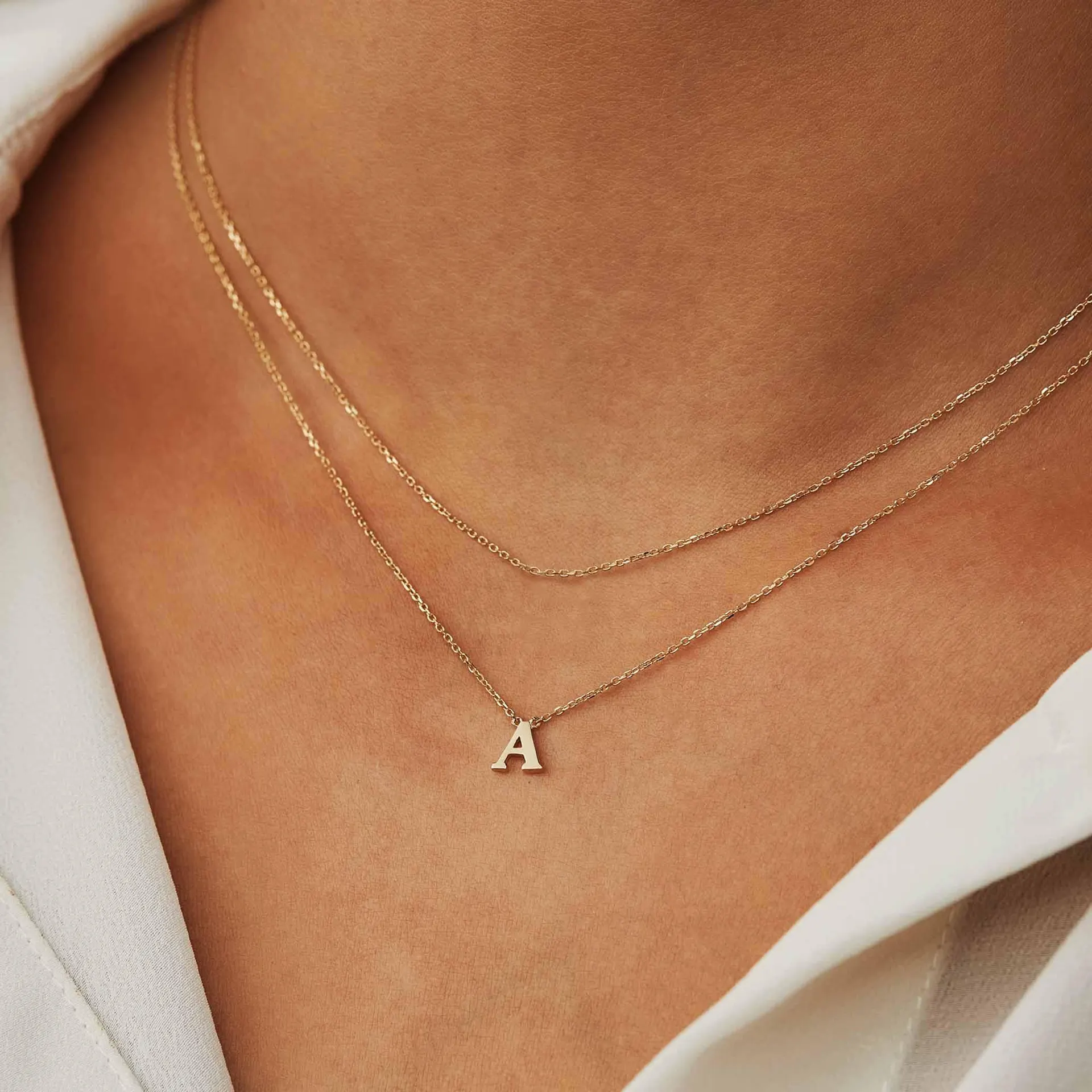 Le Marais Nicole 14 Karaat Gouden Collier IB340118