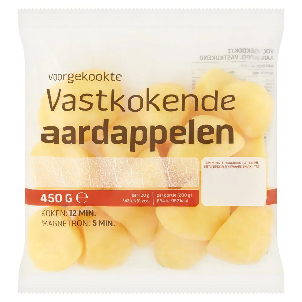Voorgekookte Vastkokende Aardappelen 450 g