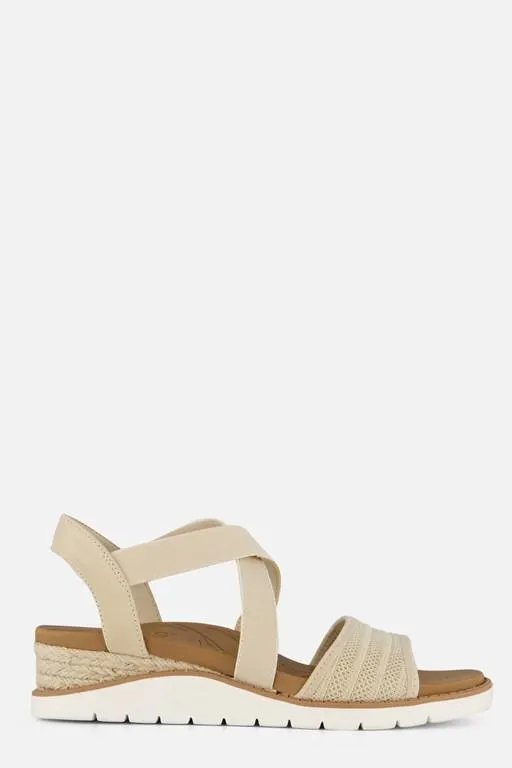 Bobs Arch Fit Beach Kiss Sandalen beige