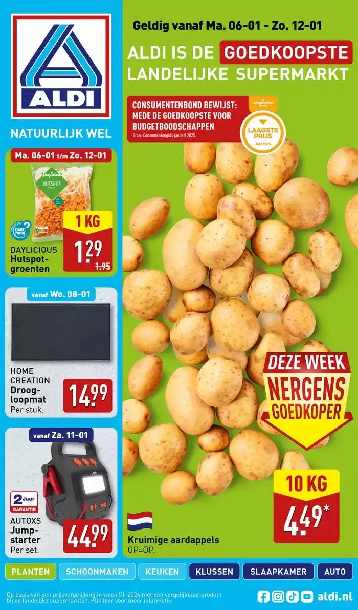 Folder Aldi van 8 januari tot 15 januari 2025 - Folder pagina 1