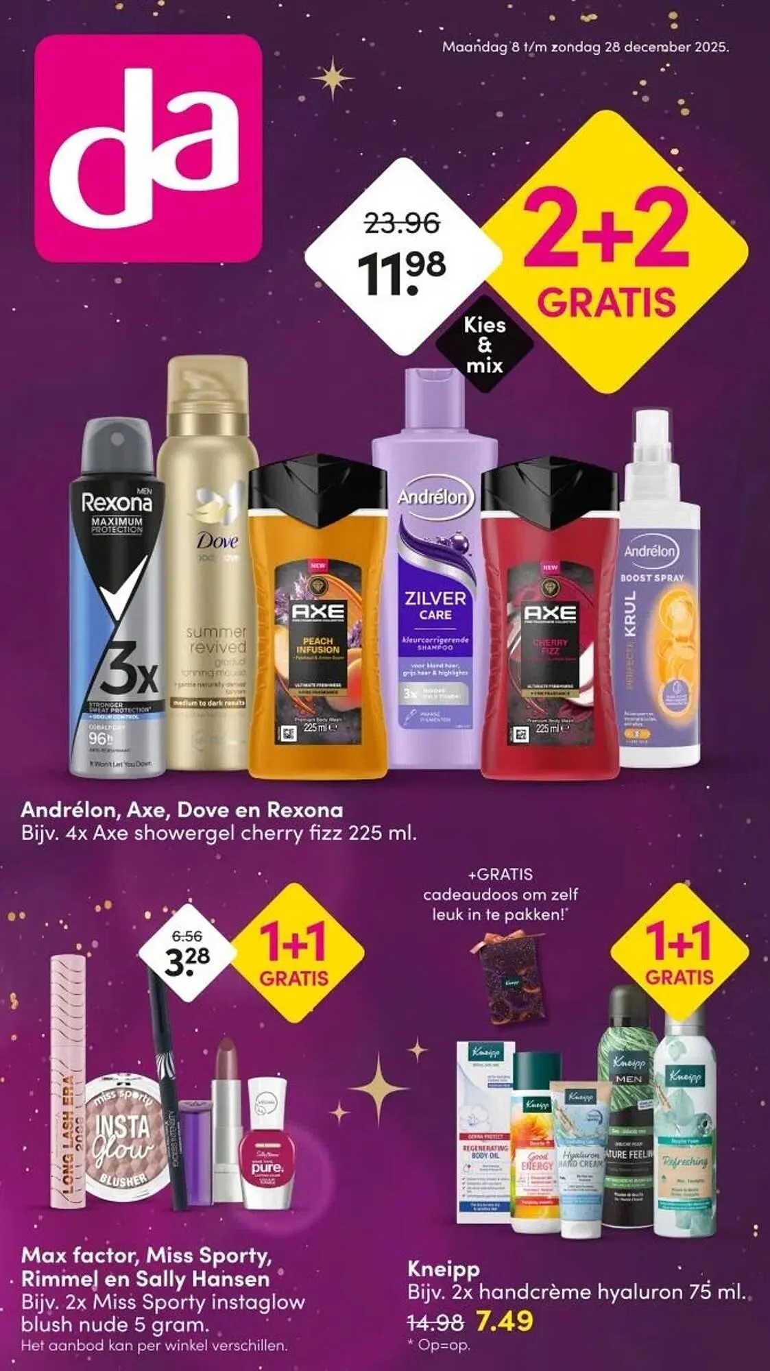 DA folder van 8 december tot 14 december 2025 - Folder pagina 1