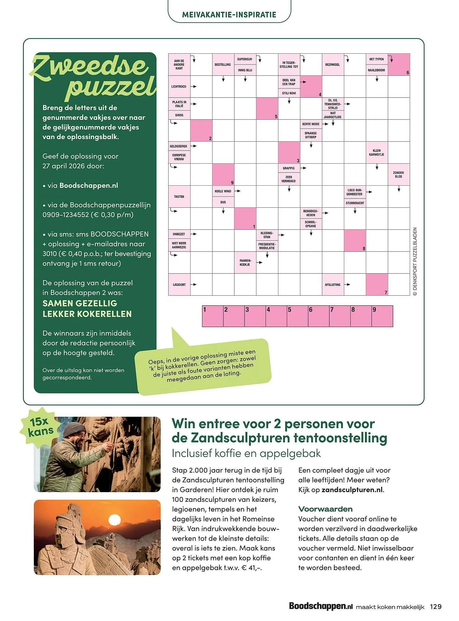 Boodschappen folder van 1 april tot 30 april 2026 - Folder pagina 129