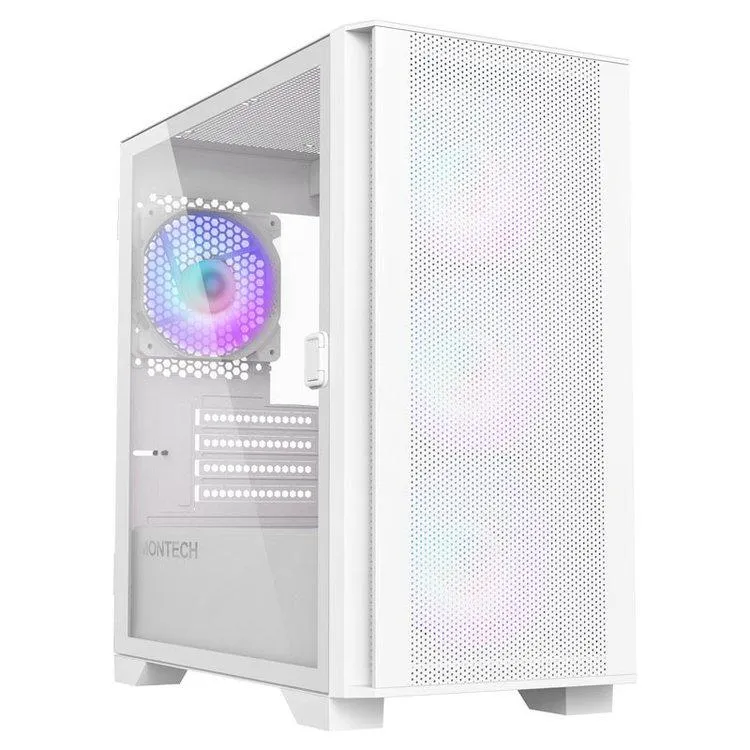 Montech AIR 100 ARGB, Micro-ATX, Wit