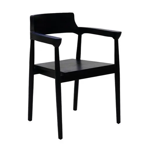 DÉJA Living Eetkamerstoel Hazel - Teakhout - Zwart