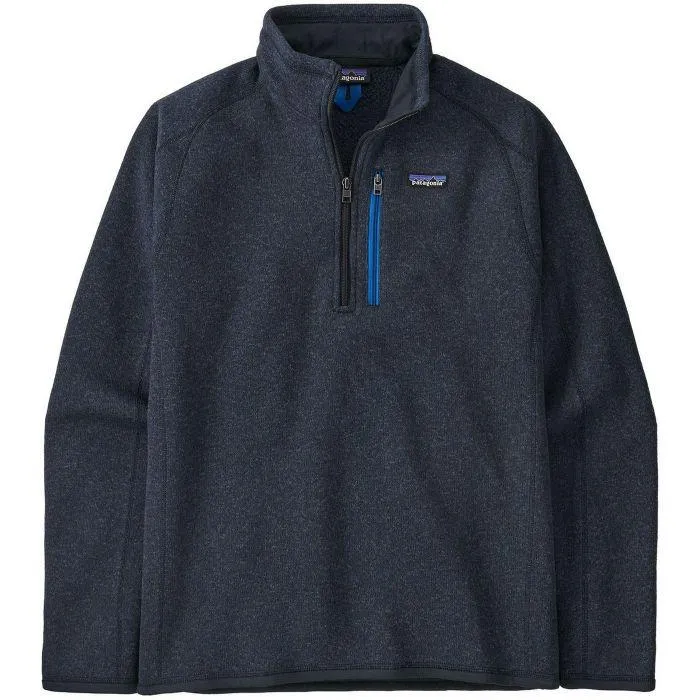 Better Sweater 1/4 Zip fleece sweater heren pitch blue