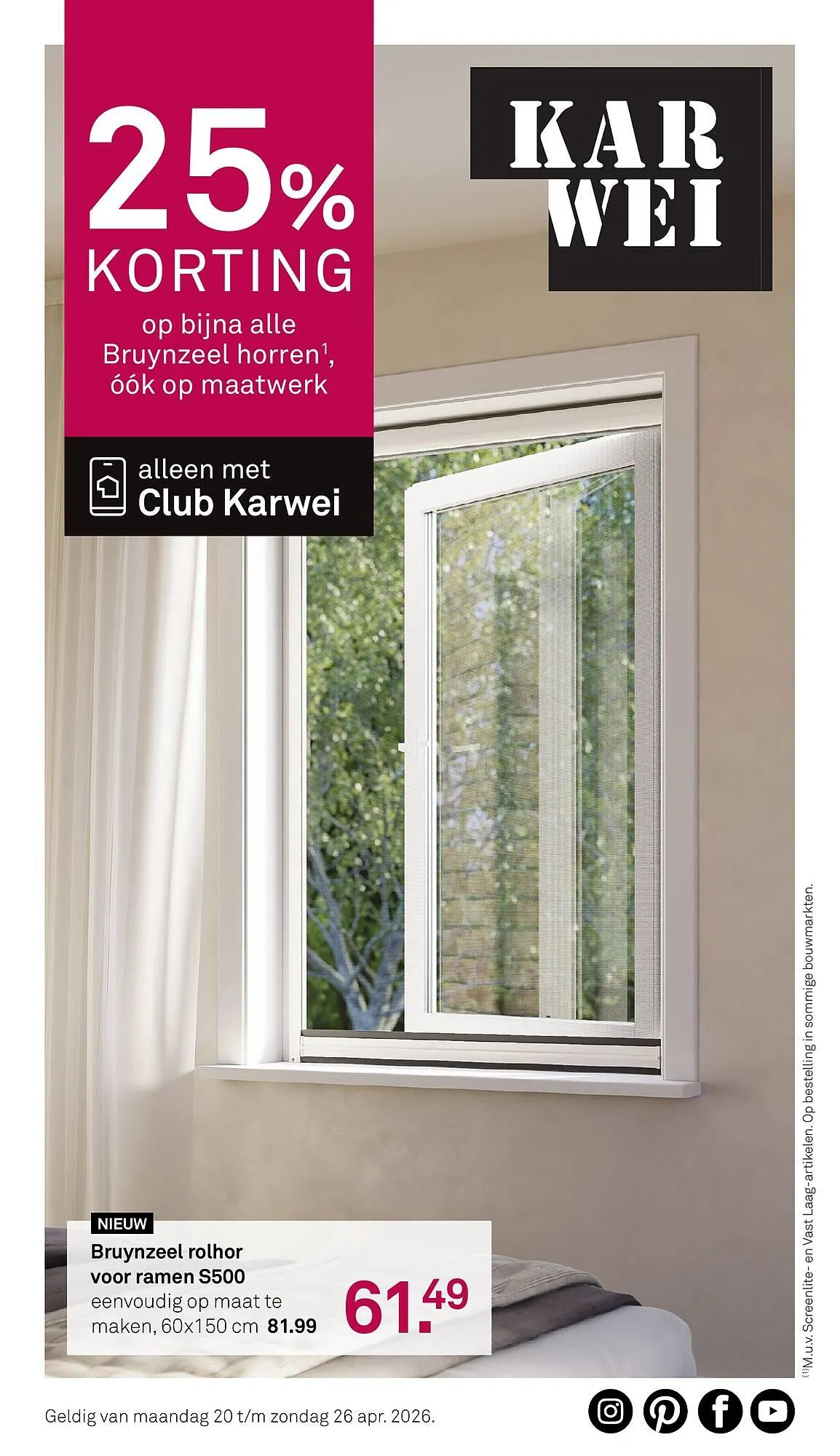 Karwei folder van 20 april tot 26 april 2026 - Folder pagina 1