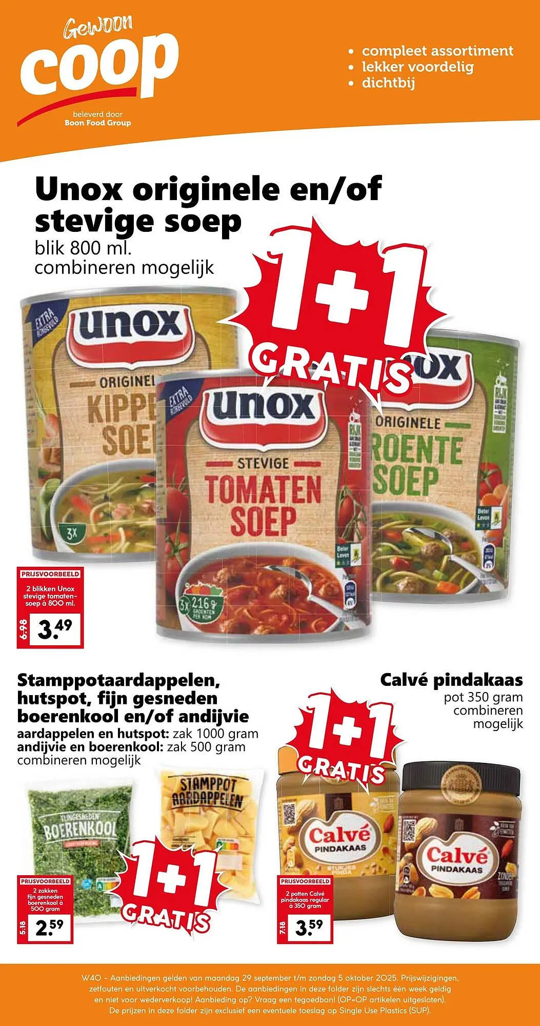 Coop folder van 29 september tot 5 oktober 2025 - Folder pagina 1