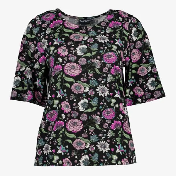 TwoDay dames top met driekwart mouwen