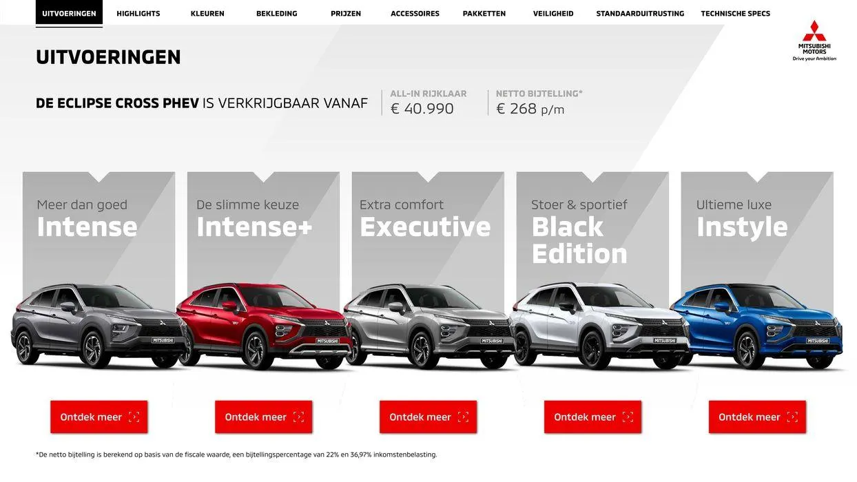 Mitsubishi Eclipse Cross Phev van 24 april tot 24 april 2025 - Folder pagina 3