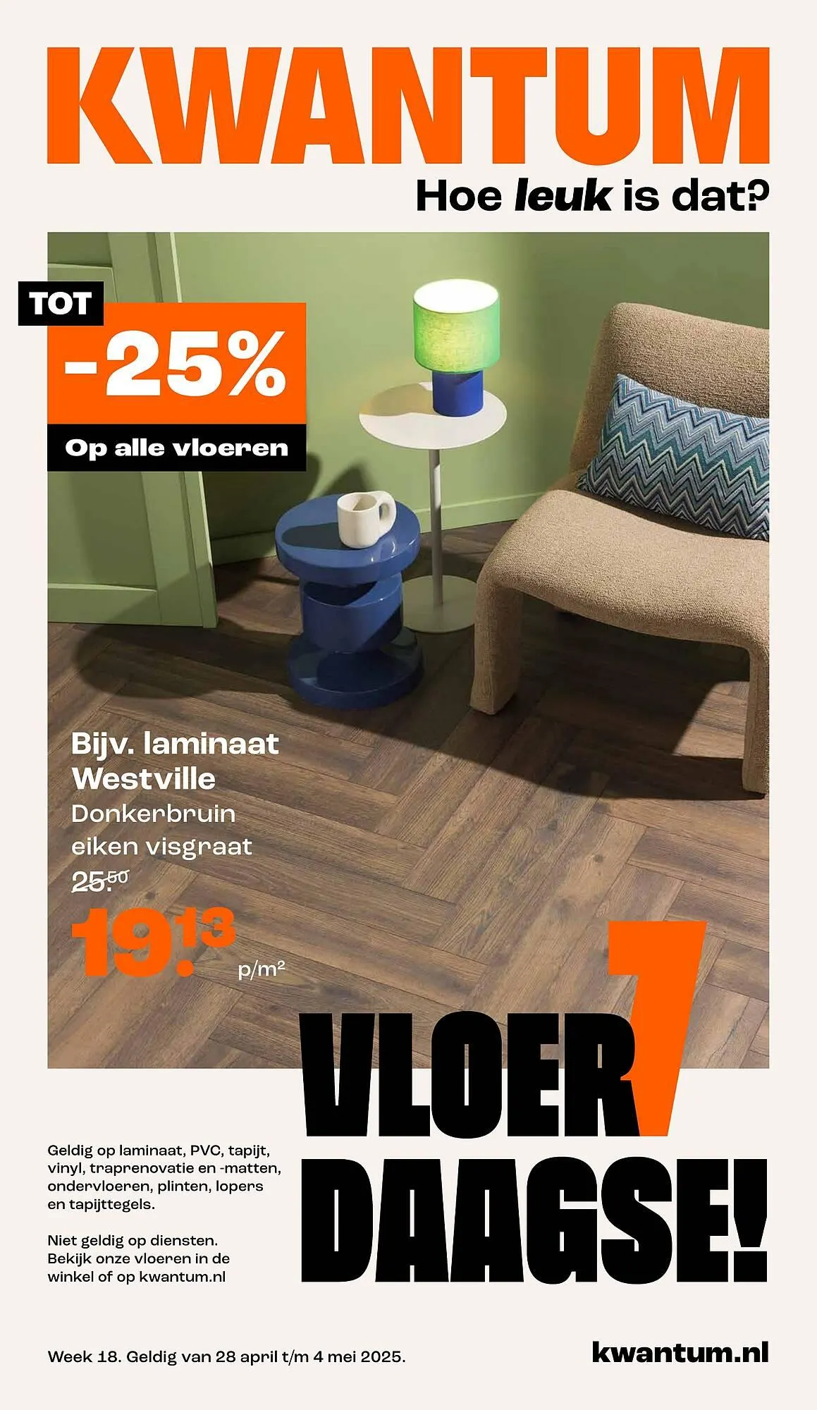 Kwantum folder van 28 april tot 4 mei 2025 - Folder pagina 1