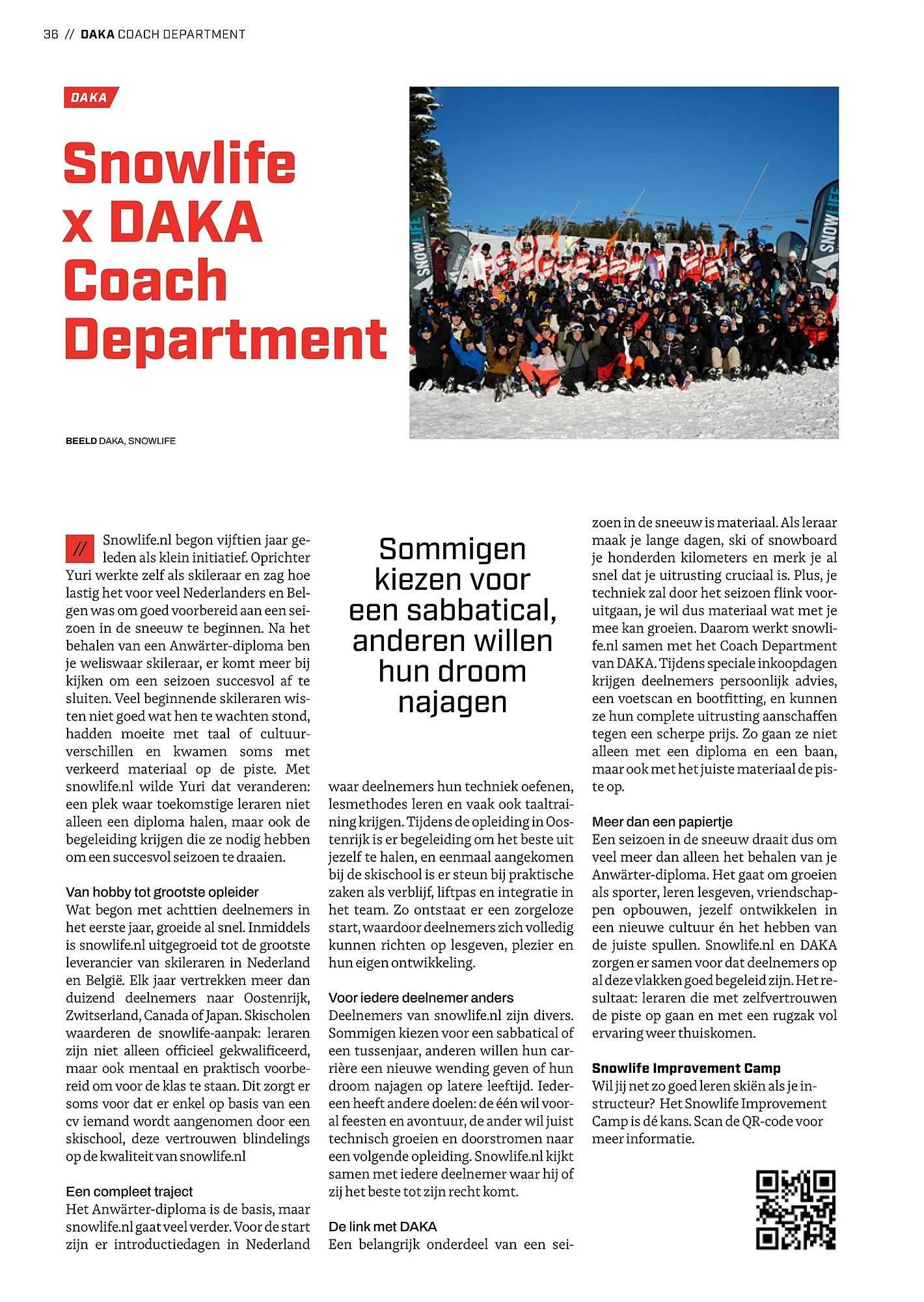 Daka Sport magazine van 1 december tot 28 februari 2026 - Folder pagina 36