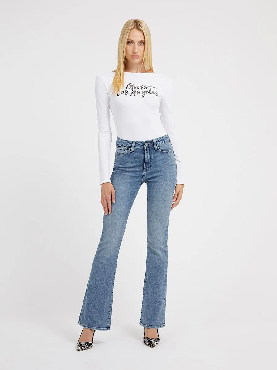 Bodysuit graffiti print