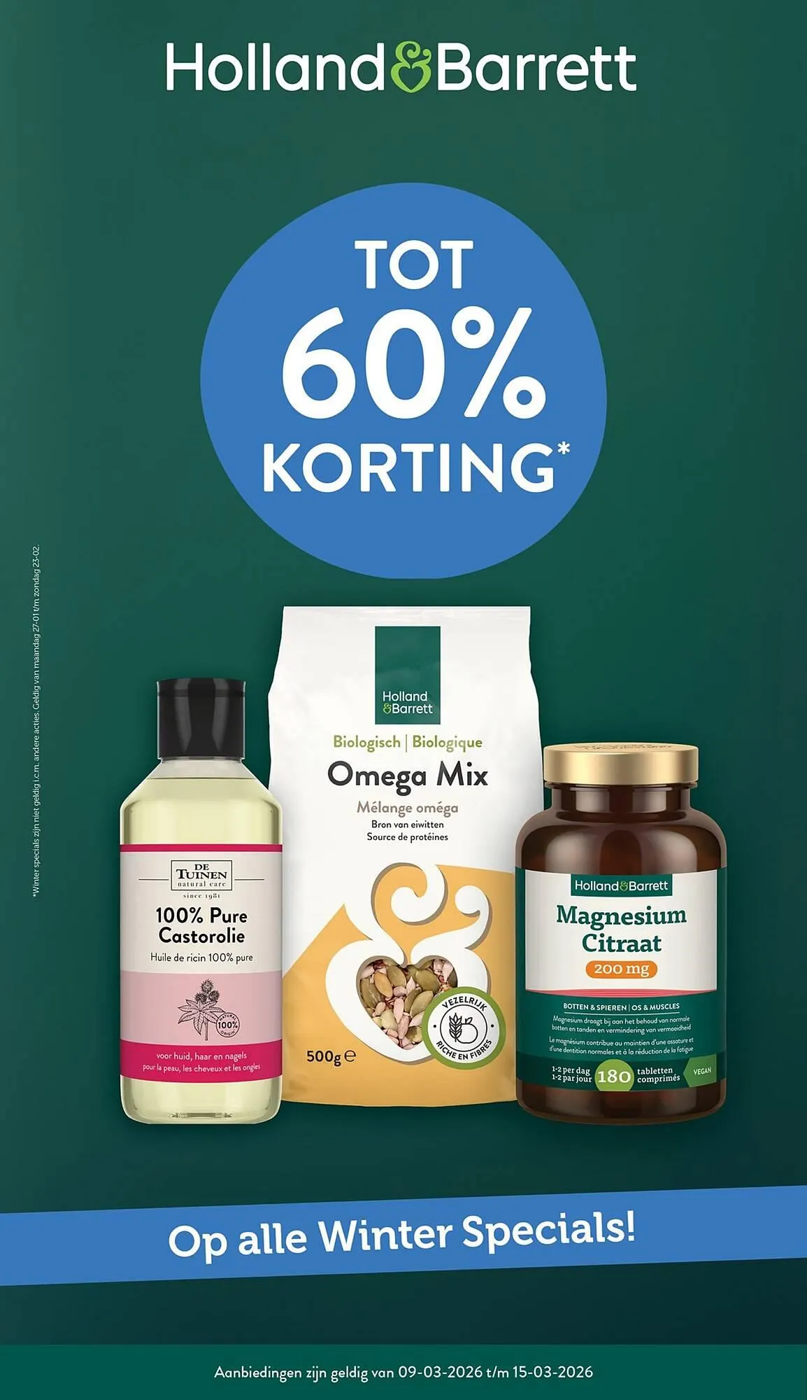 Holland & Barrett folder van 9 maart tot 15 maart 2026 - Folder pagina 1
