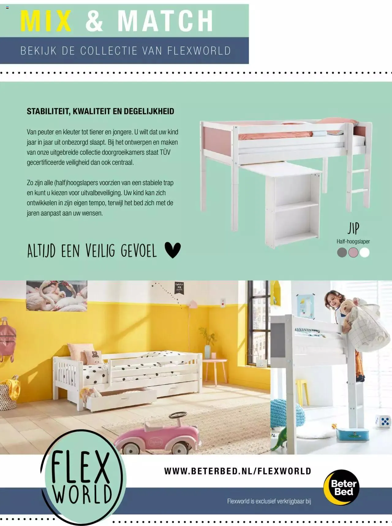Beter Bed - Flexworld brochure van 1 februari tot 31 december 2023 - Folder pagina 1