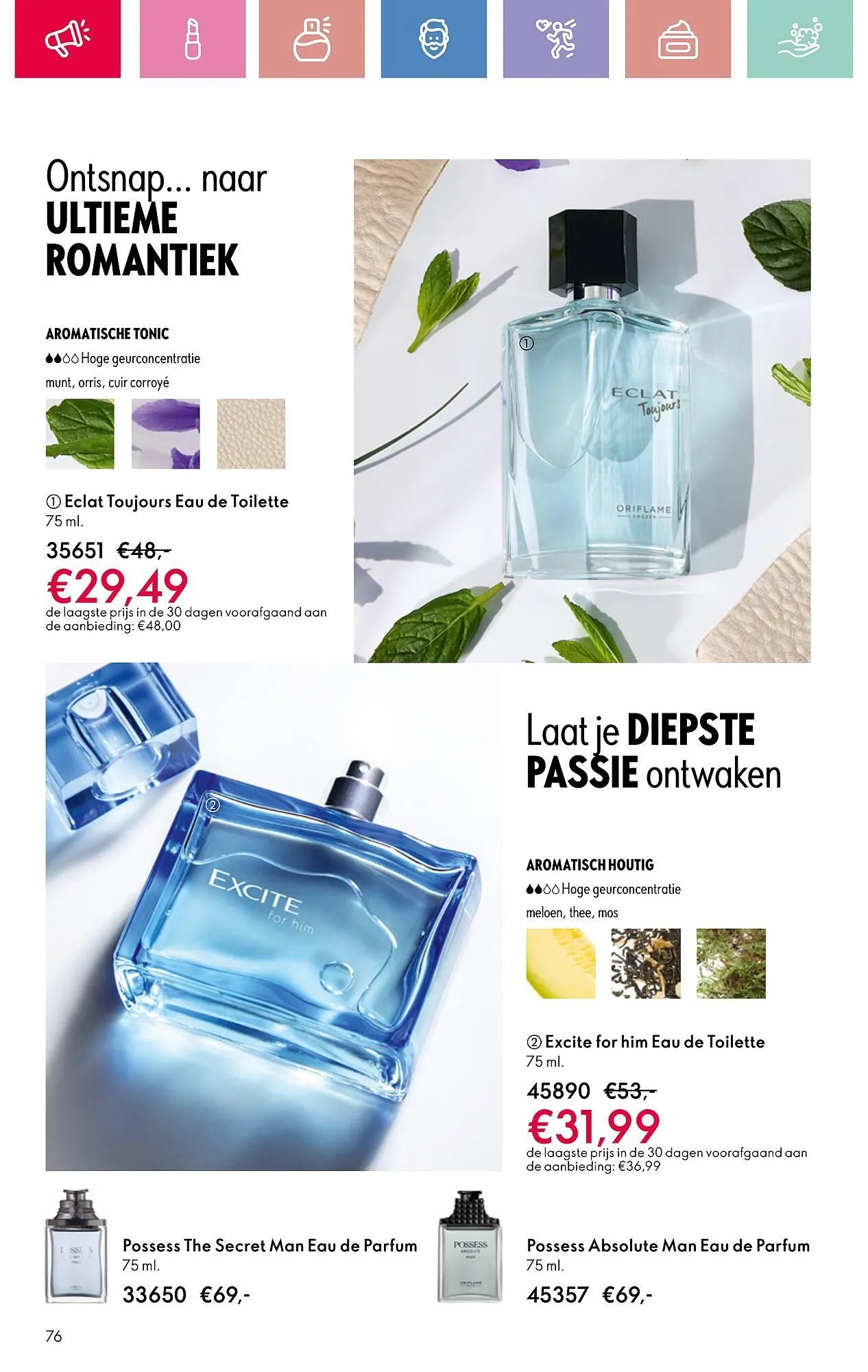Oriflame folder van 31 maart tot 19 april 2025 - Folder pagina 76