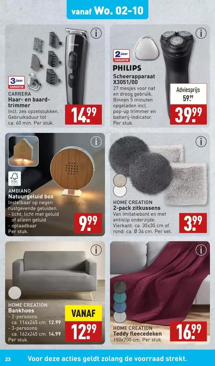 Actuele deals en aanbiedingen van 28 september tot 12 oktober 2024 - Folder pagina 23