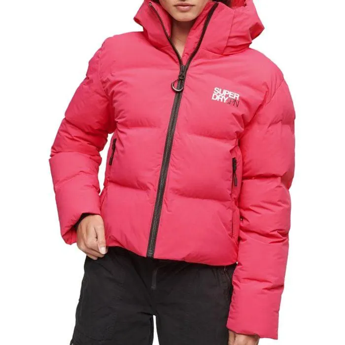 Superdry Hooded Boxy Puffer Jas Dames